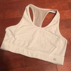Lululemon White Sports Bra